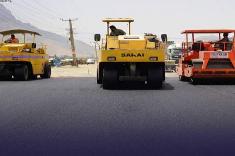 Asphalt paving of Kabul-Logar road begins