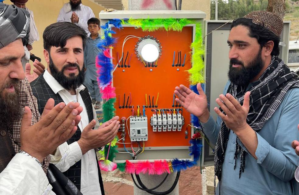 تکمیل کار یک شبکه برق‌رسانی به‌ ارزش ۳۲ میلیون افغانی در پکتیا
