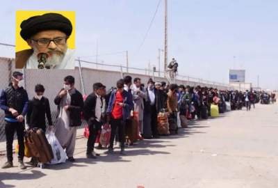 تحذير الحسيني مزاري بشأن محاولات الأعداء لفصل وصدام الشعبين أفغانستانی والإيراني عبر سيناريوهات مزيفة