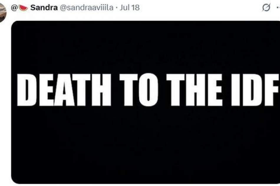 Death Wish for Israel Among Foreign Users