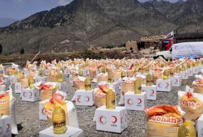 توزیع حدود ۲۳ تُن مواد غذایی برای ۳۰۰ خانواده نیازمند در پکتیا