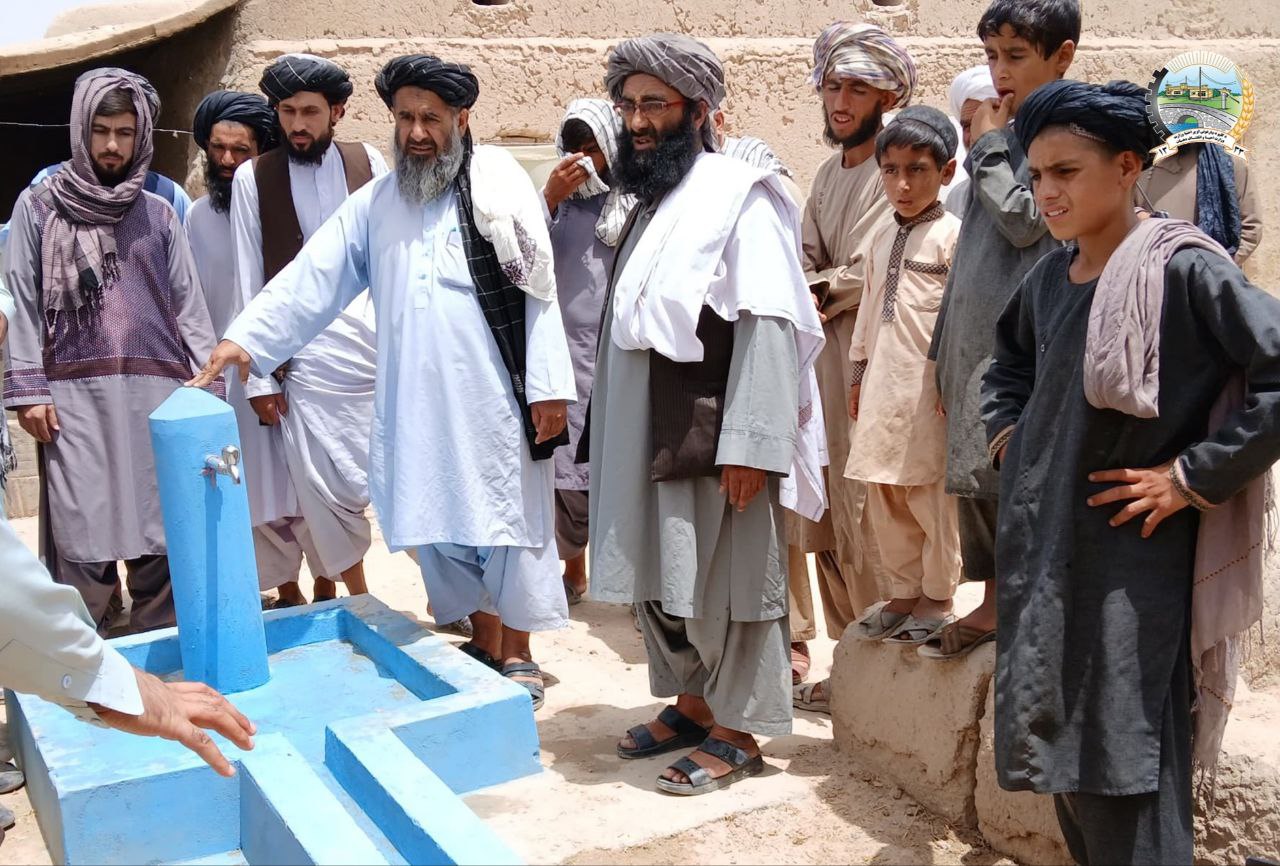 تکمیل شبکه آبرسانی در قندهار؛ دسترسی ۵۳ خانواده به آب صحی فراهم شد
