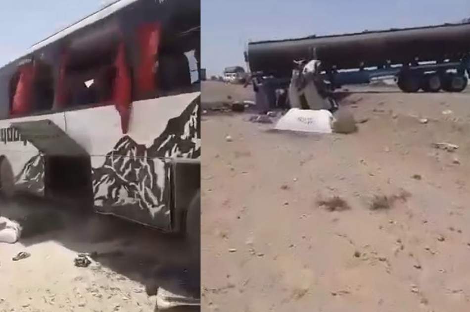 په غزني ولایت کې د مسافر وړونکي موټر او بار وړونکي لارۍ ټکر؛ لږ تر لږه ۷ کسان مړه شوې