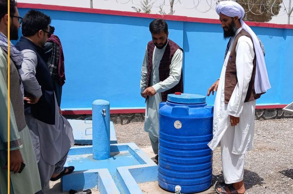 Water supply network completed in Kandahar worth over 5 million Afghanis
