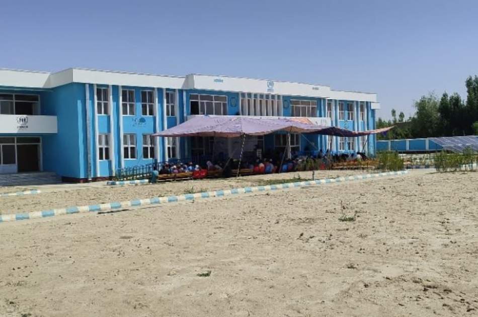 تکمیل کار ساخت یک مکتب باهزینه بیش از ۲۳ میلیون افغانی در شهرک مهاجرین لوگر