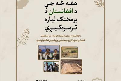 انفوګرافیک/ هغه څه چې د افغانستان د ودانولو لپاره ترسره کیږي!  