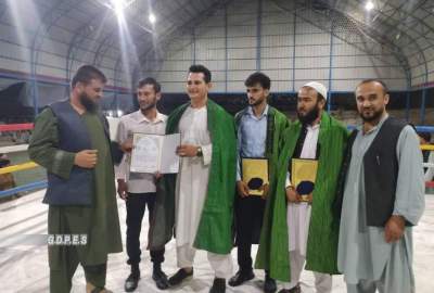په فاریاب ولایت کې د ۶۰ لوبغاړو په ګډون د موی تای سیالۍ ترسره شوې