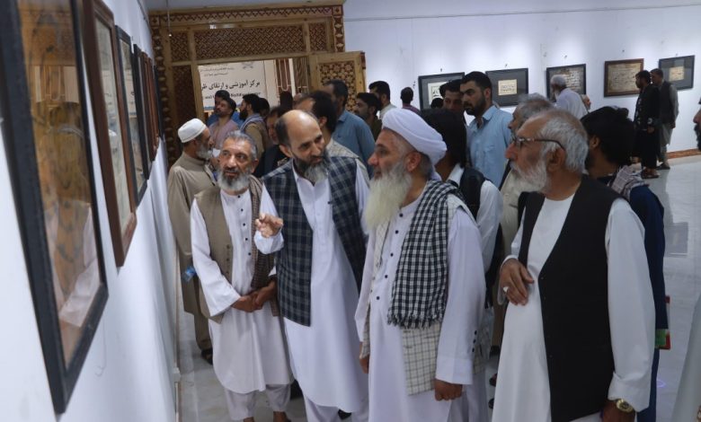 برگزاری نخستین نمایشگاه آثار خط کوفی در هرات با عنوان «جلوه قلم»