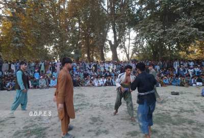 پایان رقابت‌های کشتی آزاد در قندوز با برتری ۴۰ ورزشکار