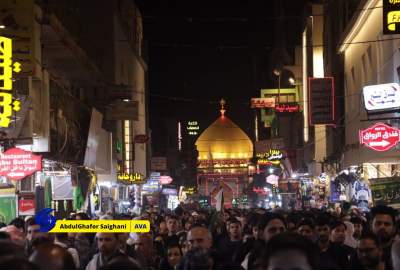 نجف اشرف؛ د امیرالمومنین (ع) په زیارت کې د رڼا او اوښکو څرګندونه  