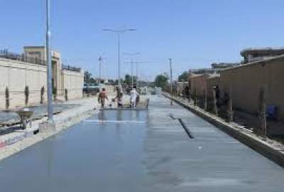 آغاز دو پروژه انکشاف در بلخ: کانکریت‌ریزی سرک و احداث کانال