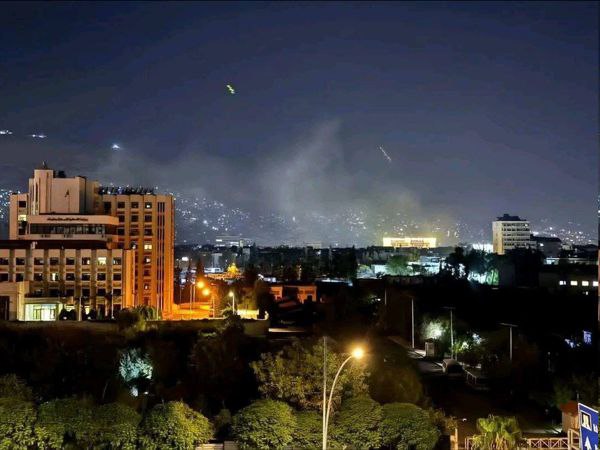 انفجارهای شدید در دمشق بر اثر حملات هوایی اسرائیل