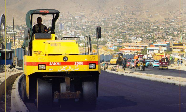 تکمیل قیرریزی سرک اتصالی کوتل خیرخانه–قرغه در کابل