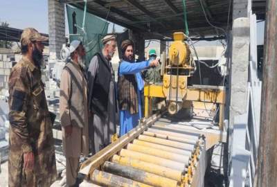 آغاز به کار نخستین کارخانه موزاییک‌سازی در ولایت لوگر