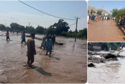 شاهراه کابل ـ جلال‌آباد به دلیل بارندگی و سرازیر شدن سیلاب‌ها مسدود شد
