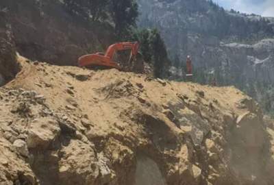 رانش کوه در مسیر جاده نورستان-کنر؛ ۲ کشته و ۳ زخمی