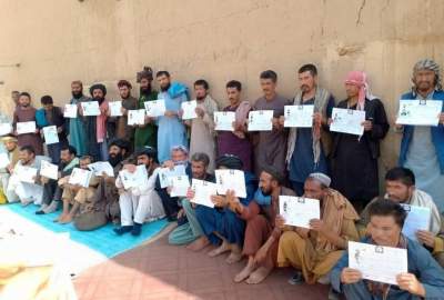 بازگشت ۴۴ تن از معتادان به خانواده‌های‌شان پس از تداوی در دایکندی