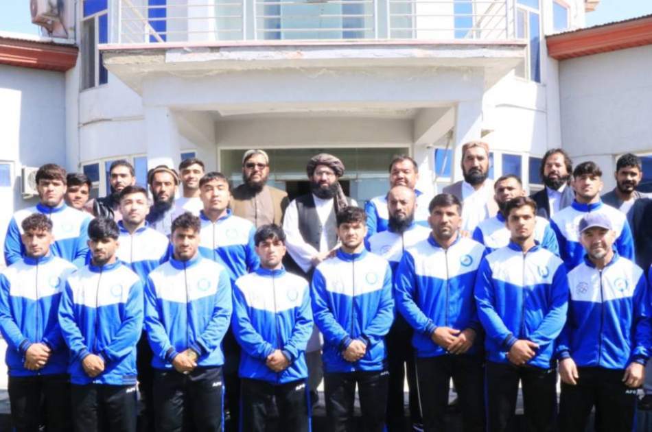 Afghan wrestling team travels to Egypt to participate in international competitions