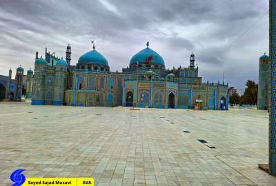 ویډیو/ د باران په ورځ د مزار شریف فضا