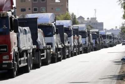 بدء دخول واسع للمساعدات الإنسانية إلى قطاع غزة