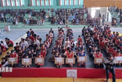 برگزاری رقابت‌های رزمی ووشو با اشتراک بیش از ۲۰۰ ورزشکار در لوگر