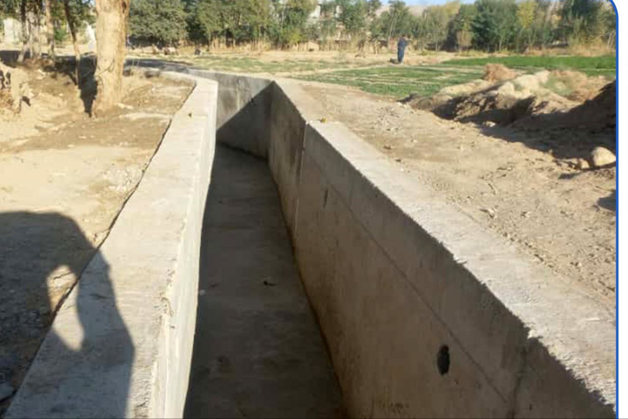 تکمیل کار اعمار و پاک‌کاری چهار کانال در ولایت فاریاب با هزینه ۱۵۳ هزار دالر