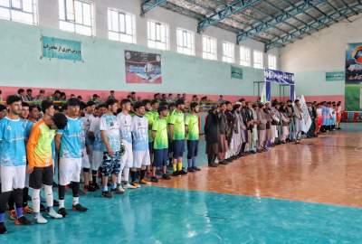 آغاز لیگ فوتسال جام محصیل میان ۹ تیم در ولایت غور