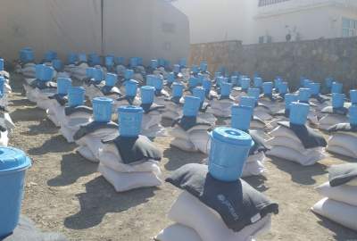 توزیع کمک‌های غذایی و غیرغذایی برای بیش از ۶۰۰ خانواده مهاجر و آسیب‌دیده در بامیان