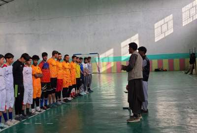 آغاز مسابقات سوپر لیگ فوتسال در ولایت غور+عکس  