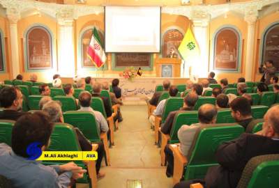 تصاویر/ آیین تجلیل از مبلغان و مواکب مهاجر و انصار در قم  