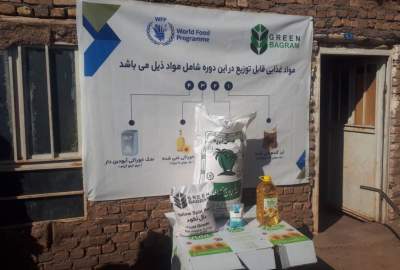 توزیع کمک‌های غذایی برای ۶۹۱ خانواده نیازمند در ولسوالی زنده‌جان هرات