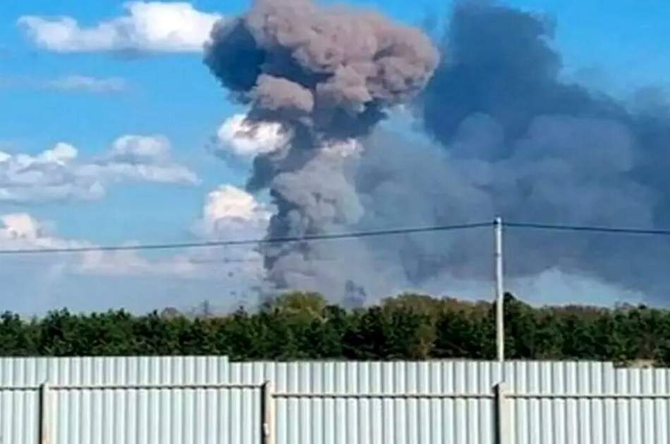 Train explosion and fire in Mexico