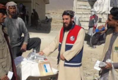 توزیع کمک‌های غذایی برای بیش از ۲ هزار خانواده نیازمند در بغلان