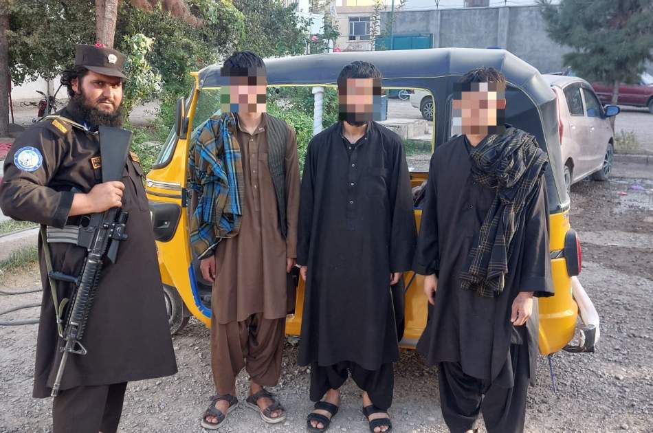 په هرات ولایت کې امنیتي تدابیر؛ د غلاوو په تور څو شکمن کسان نیول شوي