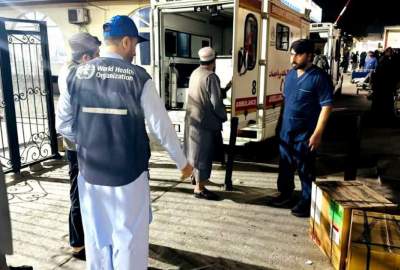 إرسال فرق الإنقاذ التابعة لمنظمة الصحة العالمية إلى المناطق المنكوبة بالزلزال في شمال أفغانستان