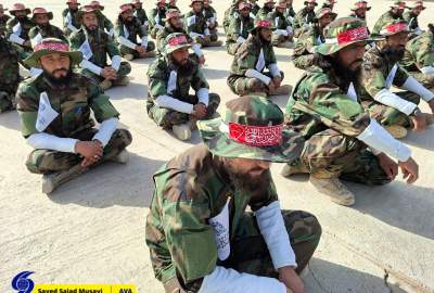 تصاویر/ مراسم فراغت ۴۵۰ تن از مرکز تعلیمی قول اردوی ۲۰۹ الفتح  