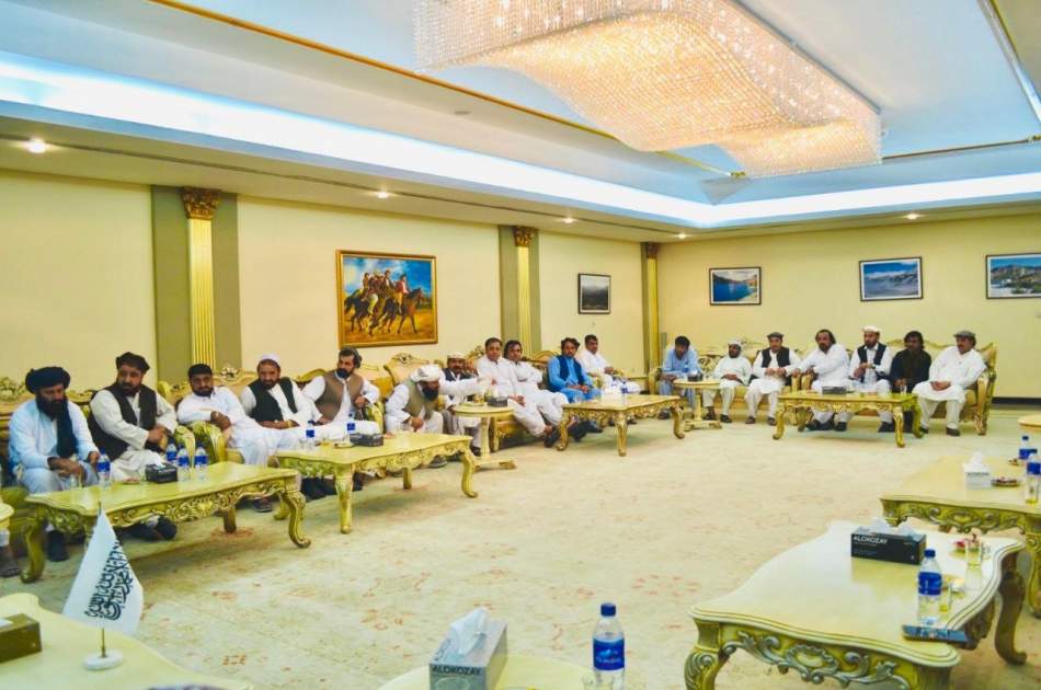 دیدار سفیر امارت اسلامی با بزرگان قبایل و بازرگانان افغان مقیم امارات متحده عربی