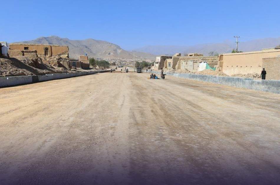 په کابل کې د ګلباغ سړک د څلورمې برخې د جوړولو کار