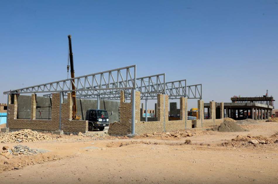 پیشرفت ۵۰ درصدی در پروژه ساخت ترمینال باربری هرات