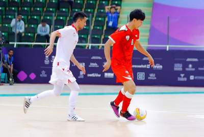 منتخب كرة الصالات الأفغاني يهزم طاجيكستان في أولى مبارياته