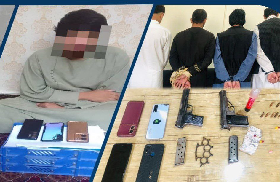 بازداشت ۱۷ تن در پیوند به سرقت و اخلال نظم عامه در ۴ ولایت کشور