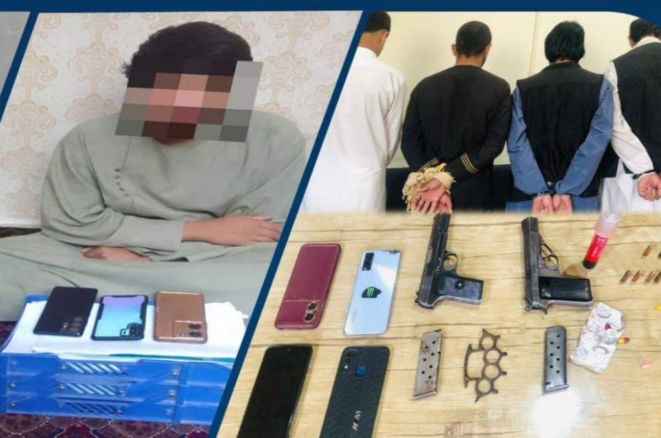 په څلورو ولایتونو کې د غلا او عامه نظم د سرغړونو په تور ۱۷ کسان نیول شوي