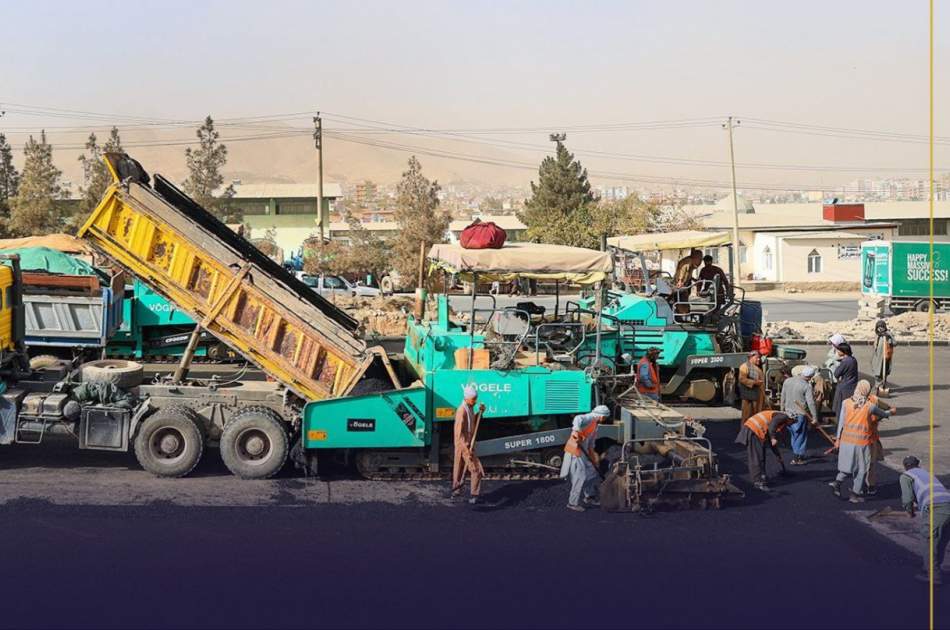 کار ساخت بخش سوم سرک گلباغ به طول ۵.۳ کیلومتر جریان دارد