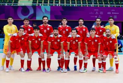 تساوی تیم ملی فوتسال افغانستان برابر ایران در بازی‌های همبستگی اسلامی