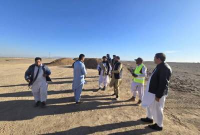 بازدید معین وزارت فواید عامه از پروژه حیاتی خط آهن خواف-هرات