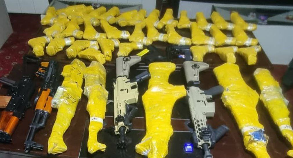 جلوگیری از قاچاق بیش از ۴۰ میل سلاح‌های غیرقانونی در پکتیا