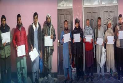 بازگشت ۵۳ معتاد درمان‌شده به کانون خانواده در غزنی و بامیان