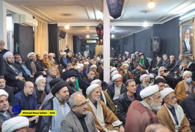 مراسم نخستین سالگرد ارتحال آیت‌الله سید محمدعلی شیرازی(ره) در مشهد برگزار شد  
