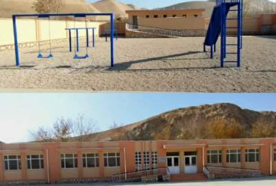 ساخت یک باب مکتب با هزینه ١٥ میلیون افغانی در فاریاب