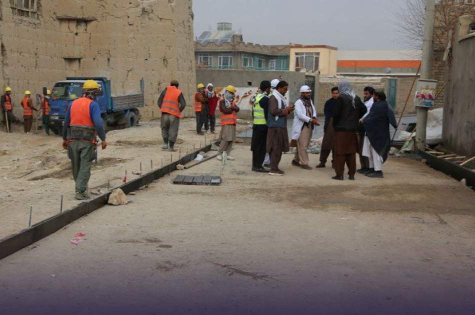 ادامه کار ساخت سرک فرعی به طول ۸۱۵ متر در ناحیه هفتم کابل ادامه کار ساخت سرک فرعی به طول ۸۱۵ متر در ناحیه هفتم کابل